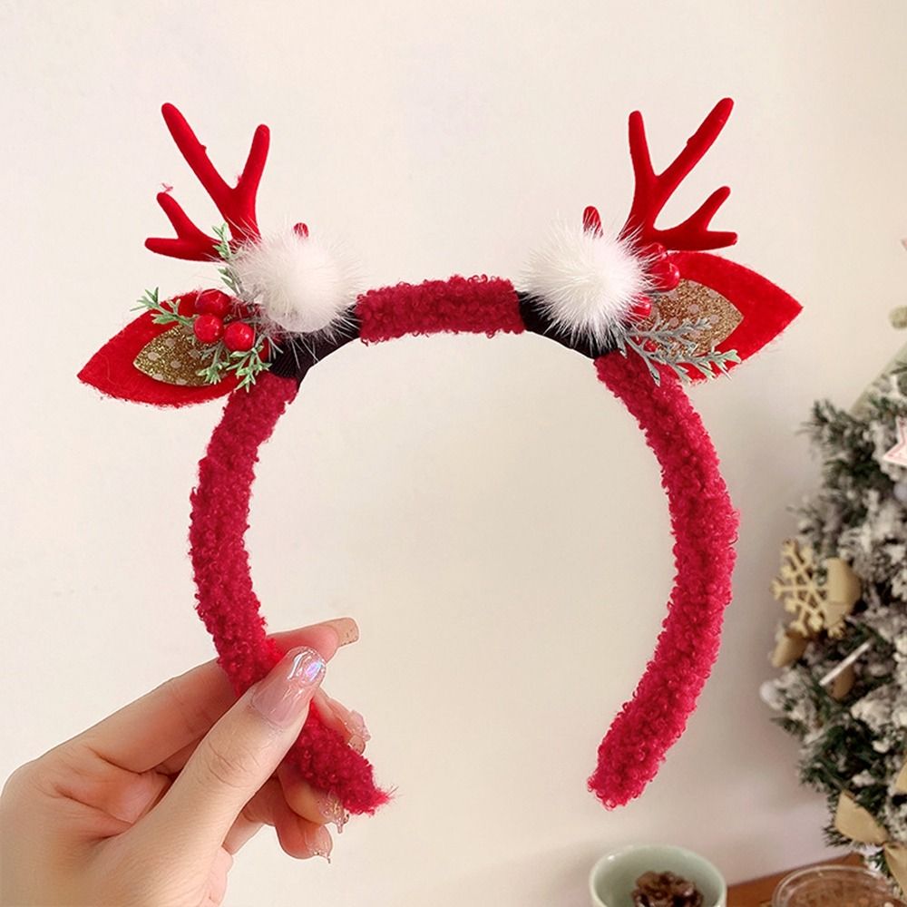 Cute Christmas Decoration Chri - Reindeer Antlers Headband 评论和价格