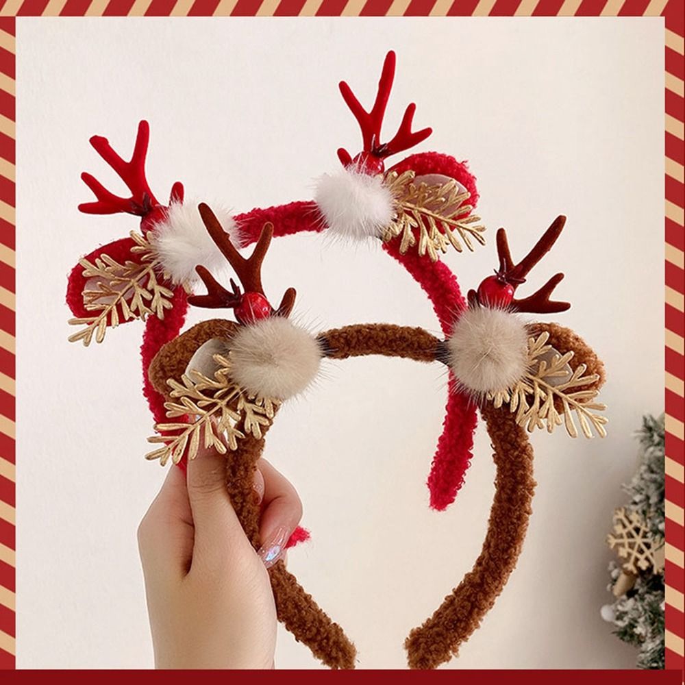 Cute Christmas Decoration Chri - Reindeer Antlers Headband 评论和价格
