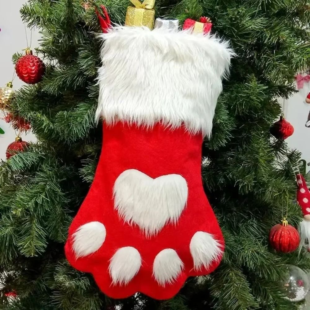 1/3/5/10PCS Cute Large Capacit - Christmas Stocking Hanging 评论和价格