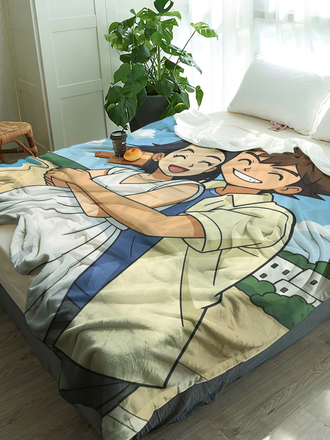 Custom AI Style Photo Blanket  - Christmas Throw Blanket 评论和价格