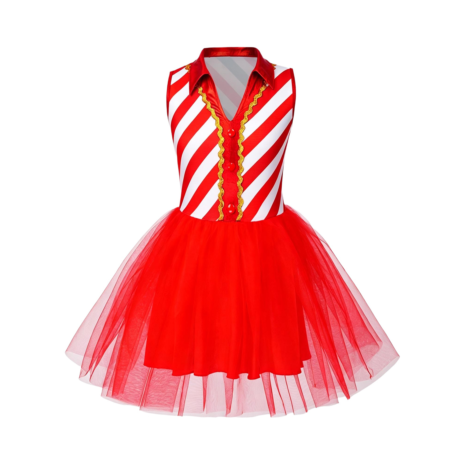 Kids Girls Christmas Elf Tutu  - Elf Costume Christmas 评论和价格
