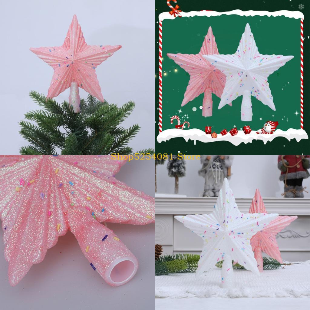 AXYC Beautiful Plastic Five Po - Star Tree Topper 评论和价格