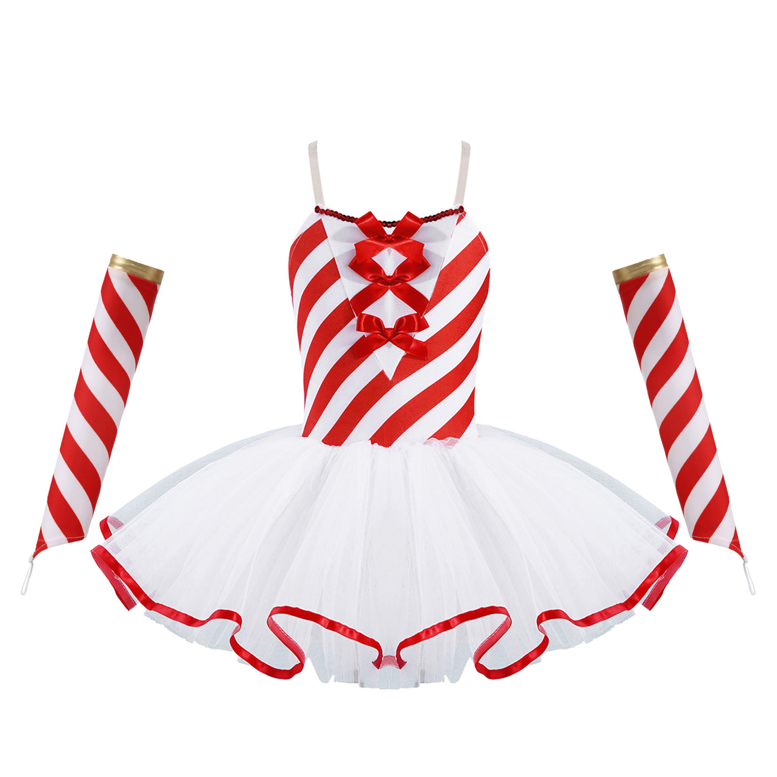 Children Girls Christmas Party - Elf Costume Christmas 评论和价格