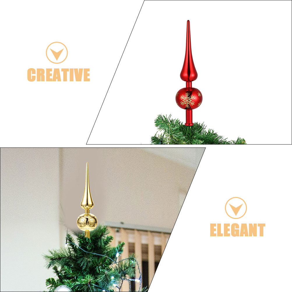2Pcs Christmas Tree Topper Sta - Star Tree Topper 评论和价格