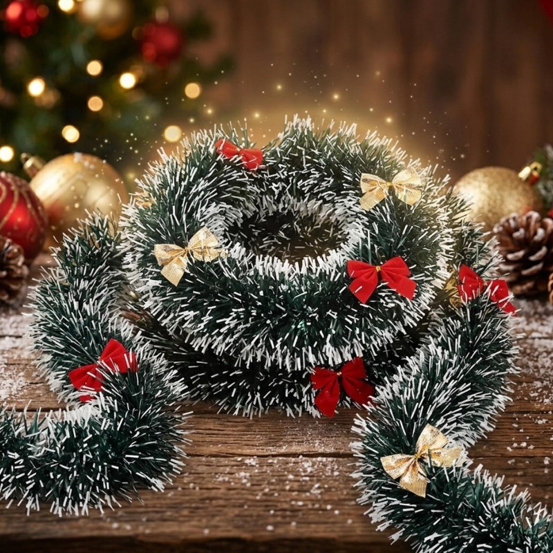 20/2m Christmas Tinsel Garland - Tinsel Garland Decoration 评论和价格