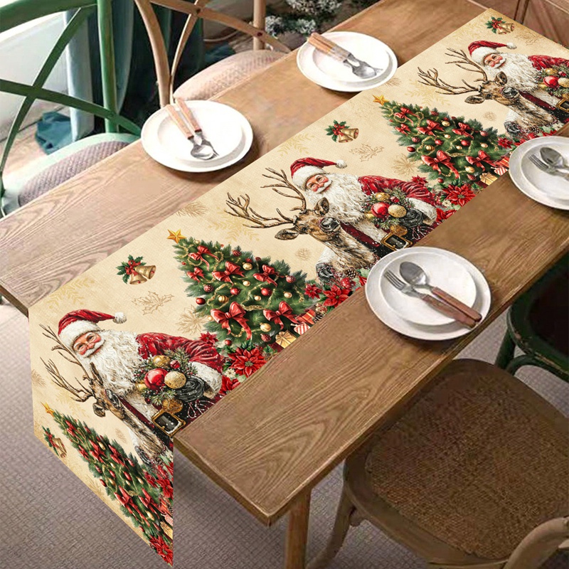 Vintage Christmas Table Runner - Christmas Table Runner 评论和价格