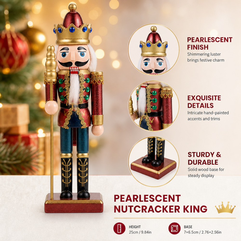 25CM New Nutcracker Soldier Ar - Nutcracker Figurine 评论和价格