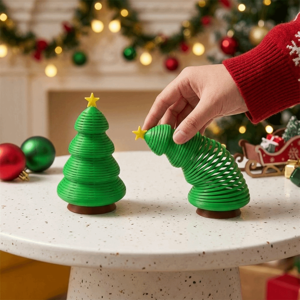 Plastic Spring Christmas Tree  - Star Tree Topper 评论和价格