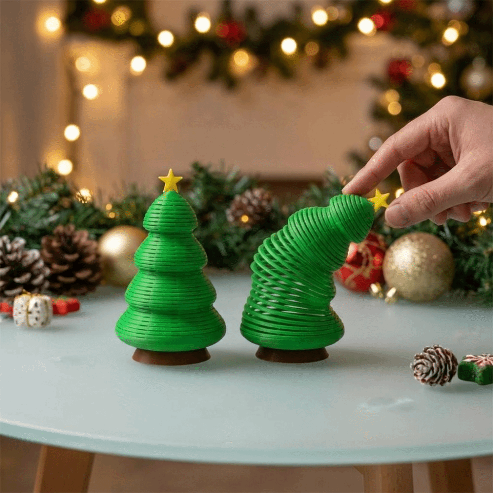 Plastic Spring Christmas Tree  - Star Tree Topper 评论和价格